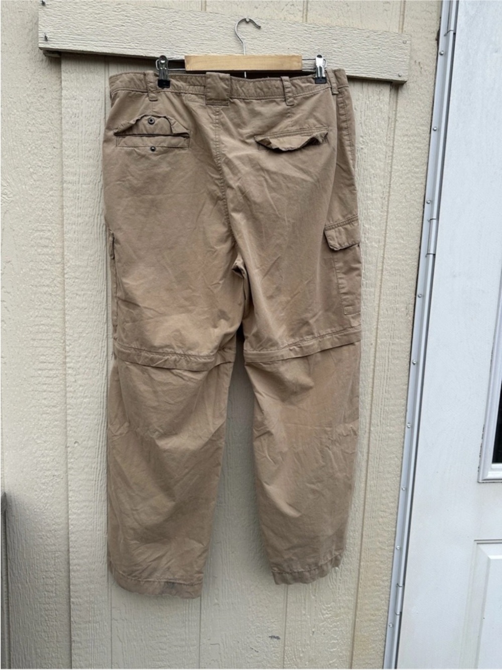 Timberland Men's Nylon Zip-Off Fly Fishing Pants Large (38X30 Brown/Tan - Picture 4 of 9
